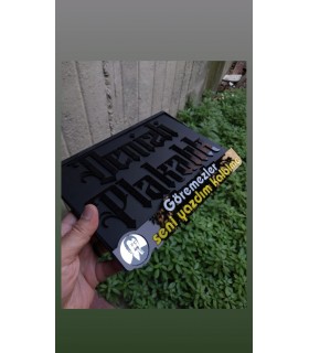 Müslüm Gürses Takmatik Lazer Kesim Motor Plakalık